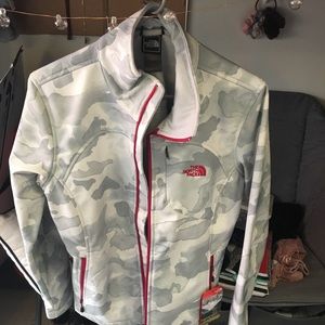 North Face zip up jacket